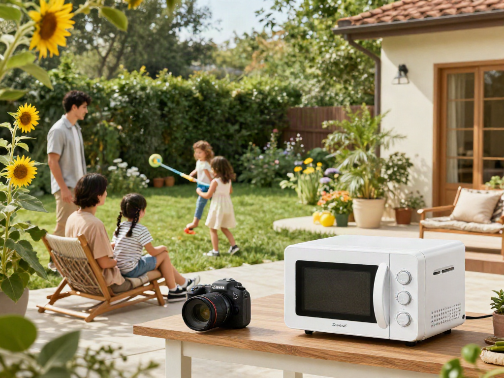 Équipement de traitement contre les vermisseaux Shashel® utilisé dans un jardin familial accueillant.